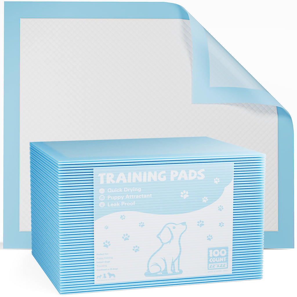 VANECL Disposable Leak-Proof Quick Dry Puppy Pee Pads, Super Absorbent Dog Training Pads 100 Count Pack