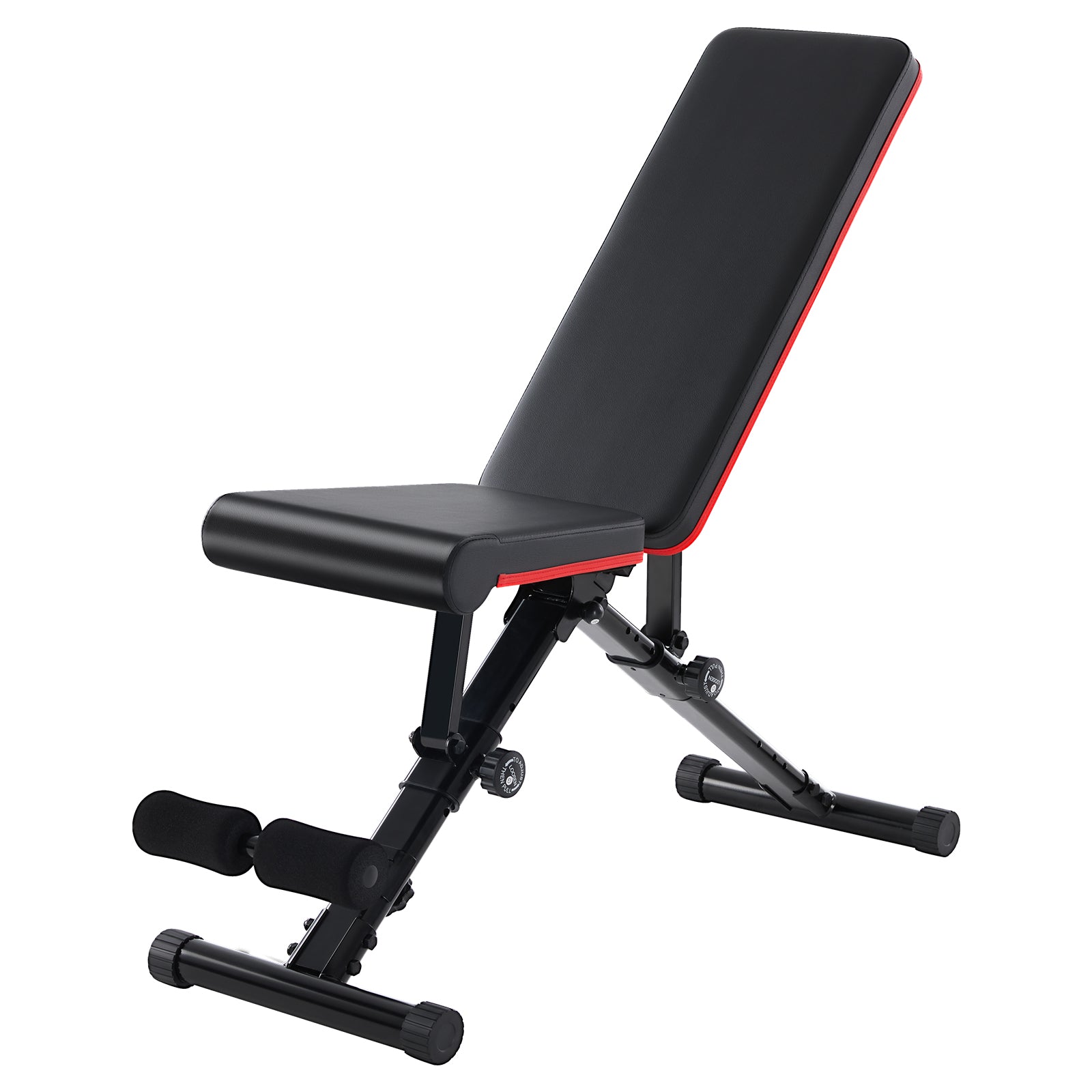 VANECL Adjustable Foldable Weight Bench 795 LBS Capacity, Multi-Position Incline Decline Flat Workout Bench Press for Full Body Strength Training Home Gym