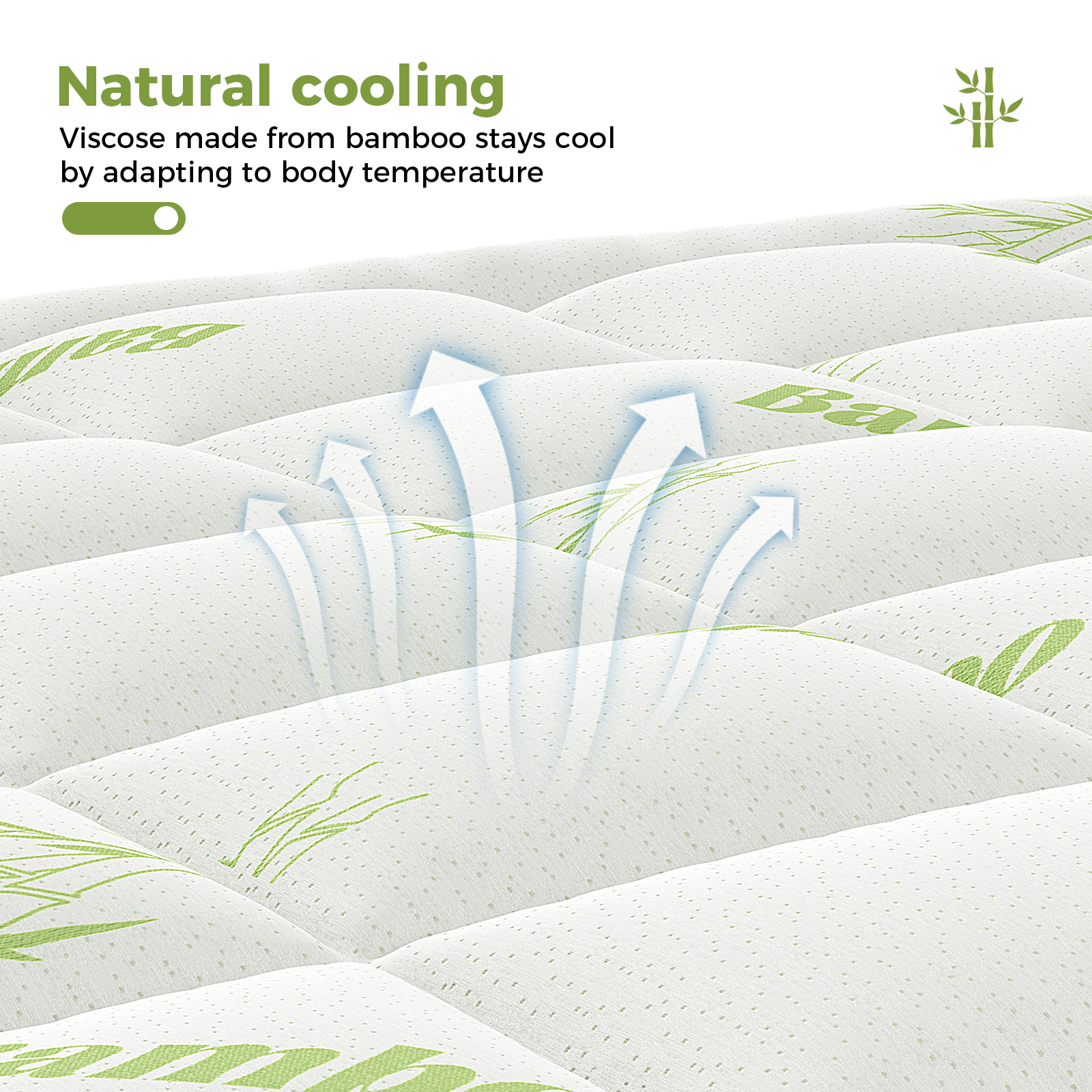 VANECL Full Size Bamboo Viscose Mattress Pad Protector, Thick Breathable Deep Pocket Cooling Mattress Cover Fits 8–16 Inch Mattress