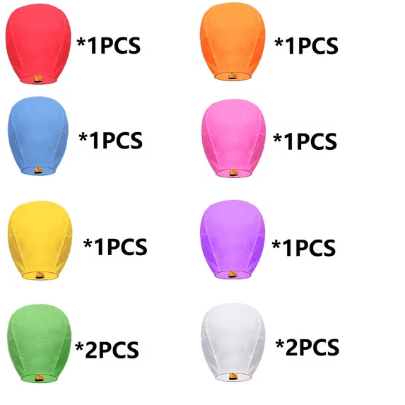 WANDOBAO 10 Pack Colorful Paper Lanterns, Chinese Paper Lanterns for Party, Festive Decorative Lanterns for Wedding, Birthday, Celebration