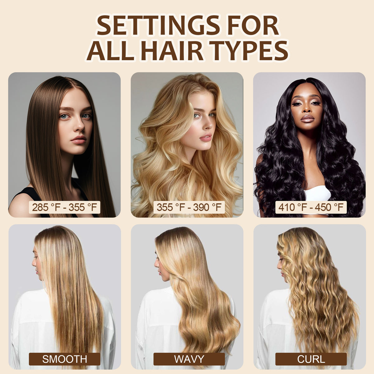 OAKSKY Infrared Thermal Brush, Curling Iron Heated Round Brush,Negative Ions for Smooth, Shiny Hair with Less Damage