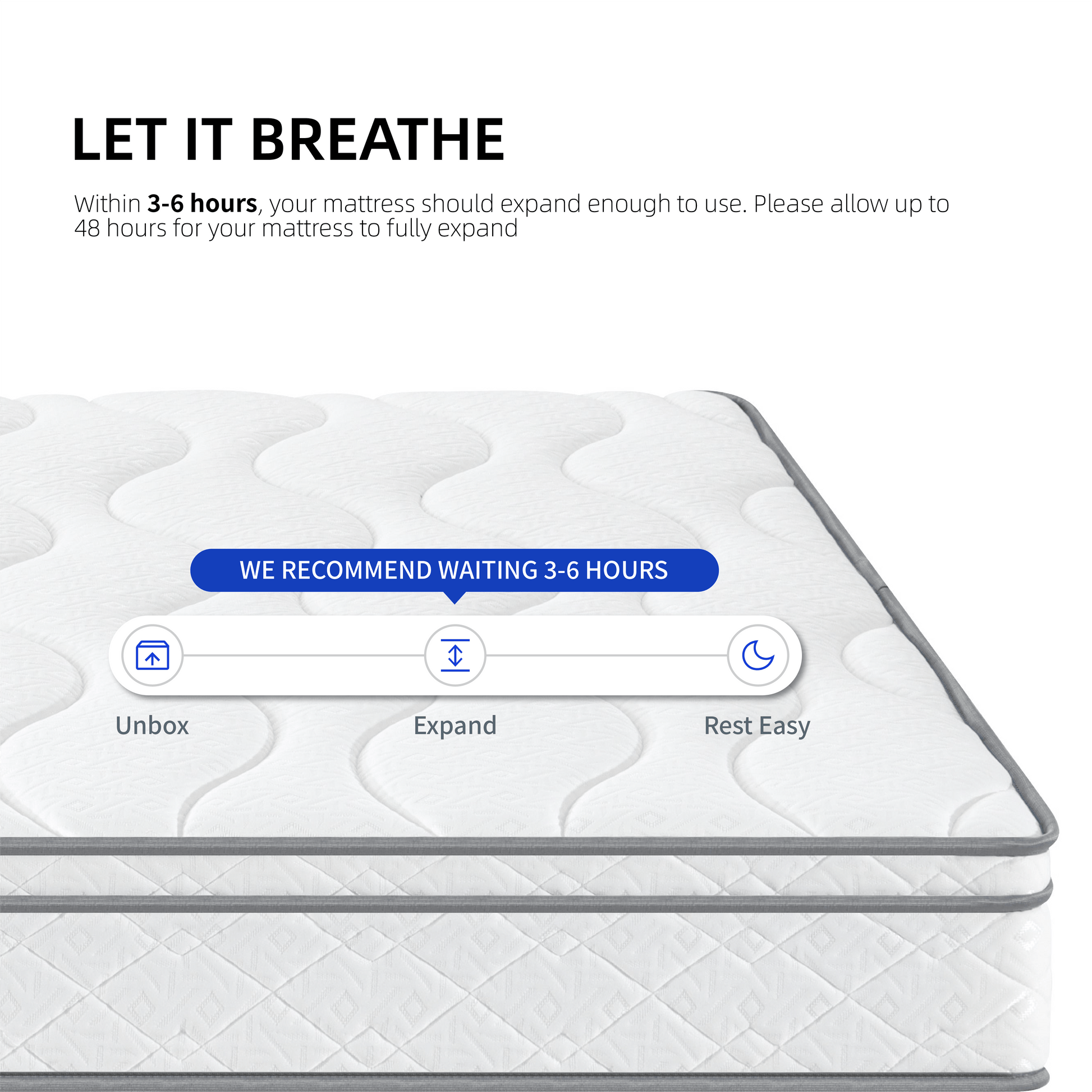 VANECL Full Size Hybrid Mattress, 10 Inch Gel Memory Foam & Individually Wrapped Pocket Coil Innerspring Mattress in a Box, Medium Firm Support, CertiPUR-US & OEKO-TEX Certified