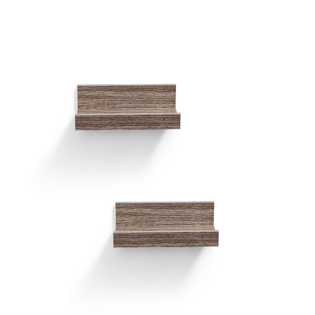 VANECL Maple Floating Shelves 10.04 Inch Wall Mounted Wood Display Shelf with Invisible Brackets, Hidden Mount Floating Storage Shelf for Bathroom Bedroom Living Room Kitchen Decor & B0ok Storage