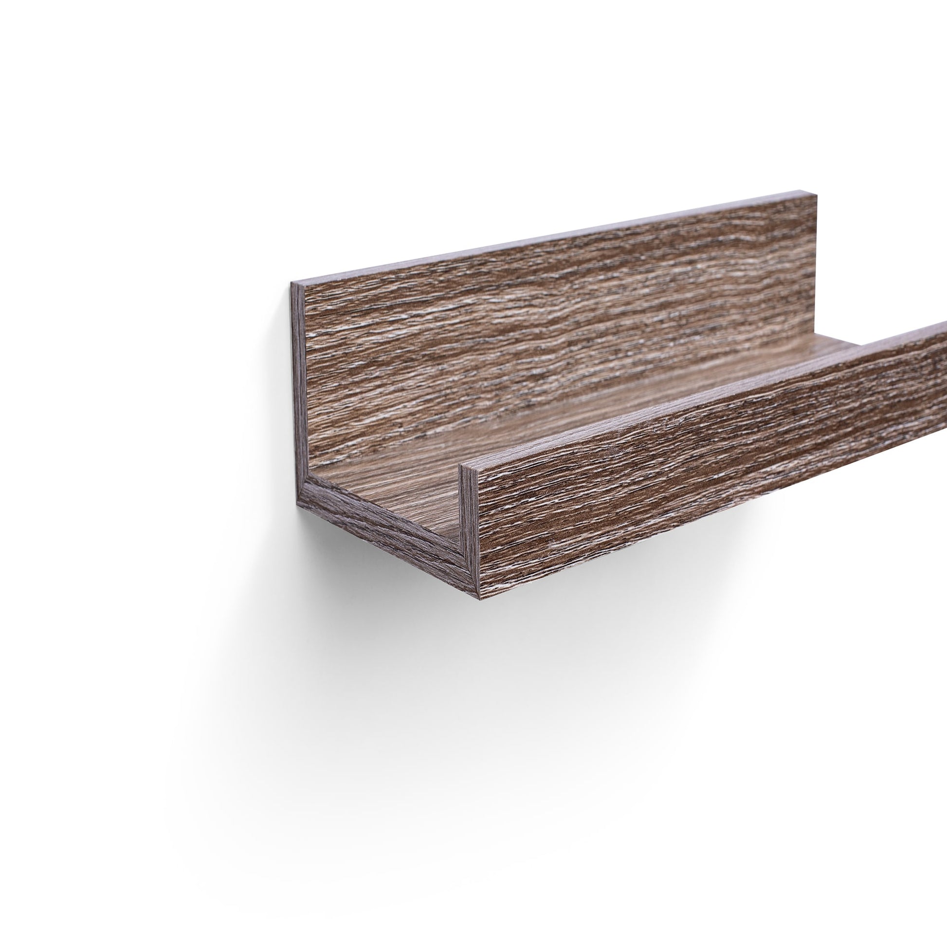 VANECL Maple Floating Shelves 10.04 Inch Wall Mounted Wood Display Shelf with Invisible Brackets, Hidden Mount Floating Storage Shelf for Bathroom Bedroom Living Room Kitchen Decor & B0ok Storage