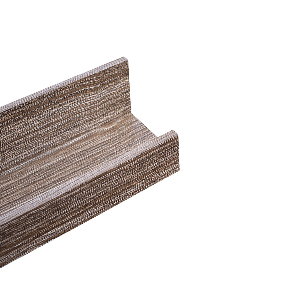 VANECL Maple Floating Shelves 10.04 Inch Wall Mounted Wood Display Shelf with Invisible Brackets, Hidden Mount Floating Storage Shelf for Bathroom Bedroom Living Room Kitchen Decor & B0ok Storage