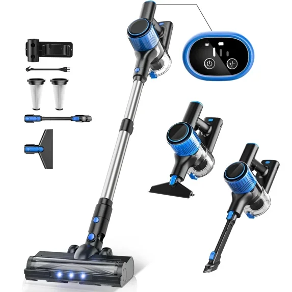 SUXIANGVAC  Cordless Vacuum Cleaner,Lightweight Vacuum for Hardwood Floor/Carpet/Pet Hair